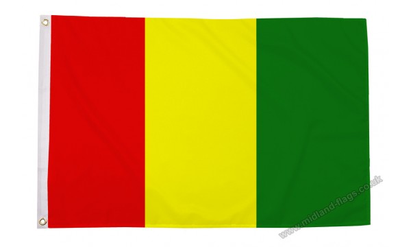 Red, Yellow and Green Irish County Flag